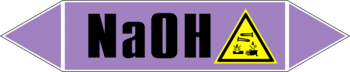 Маркировка трубопровода "na(oh)" (a07, пленка, 507х105 мм)" - Маркировка трубопроводов - Маркировки трубопроводов "ЩЕЛОЧЬ" - магазин "Охрана труда и Техника безопасности"